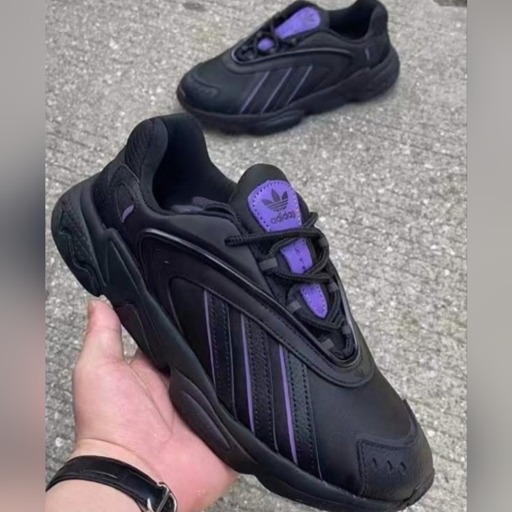 ADIDAS OZTRAL DEEPBLACK/PURPLE WOMEN'S US SIZE 6 BRAND NEW BUT NO BOX - Picture 1 of 12